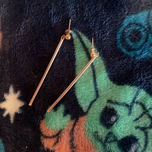 24k Gold hanging earrings